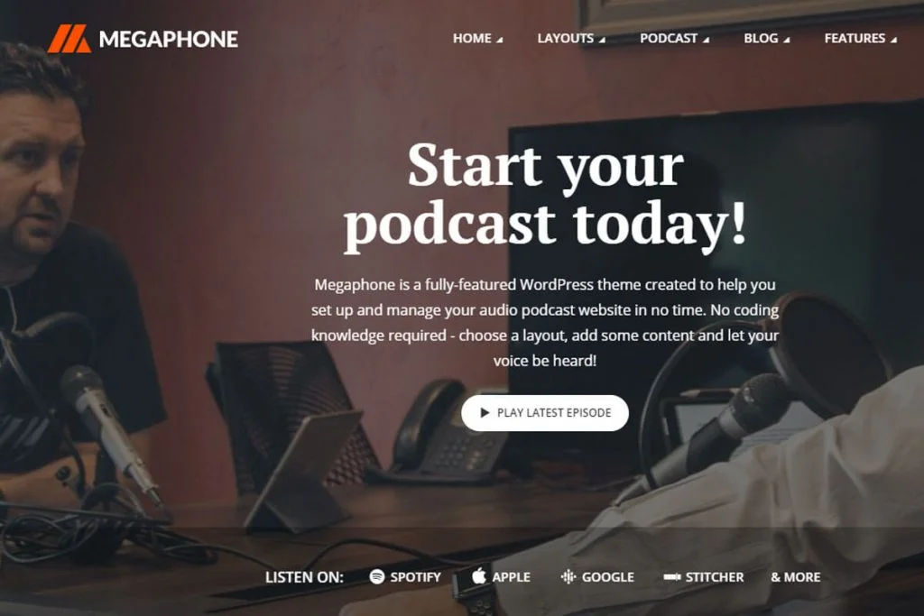 tema radio WordPress