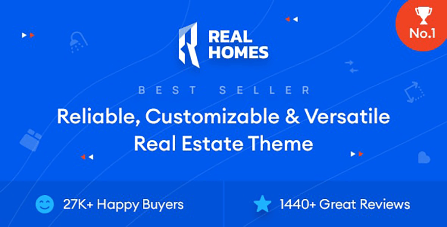 RealHomes - tema WordPress sewa properti