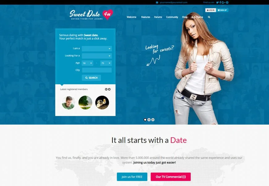 kencan tema WordPress