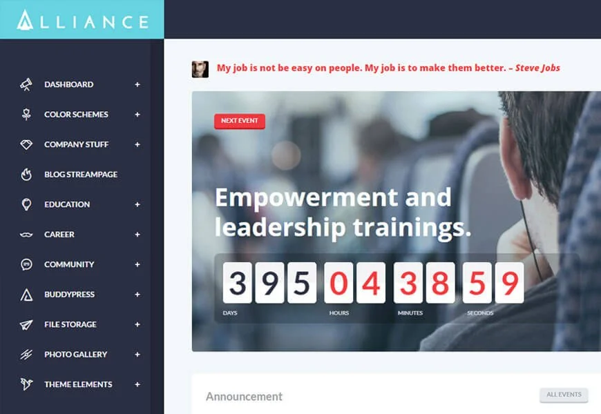 tema WordPress sosial