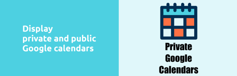 Private Google Calendars – Wordpress Plugin Wordpress Org