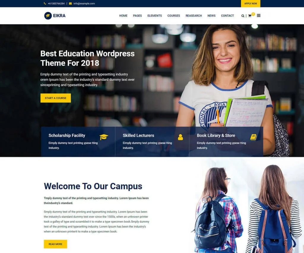 Tema WordPress LMS terbaik
