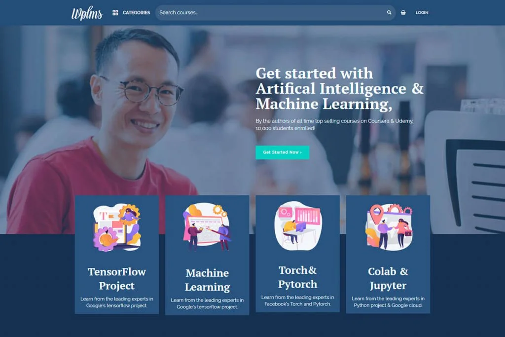 Tema LMS Sistem Manajemen Pembelajaran