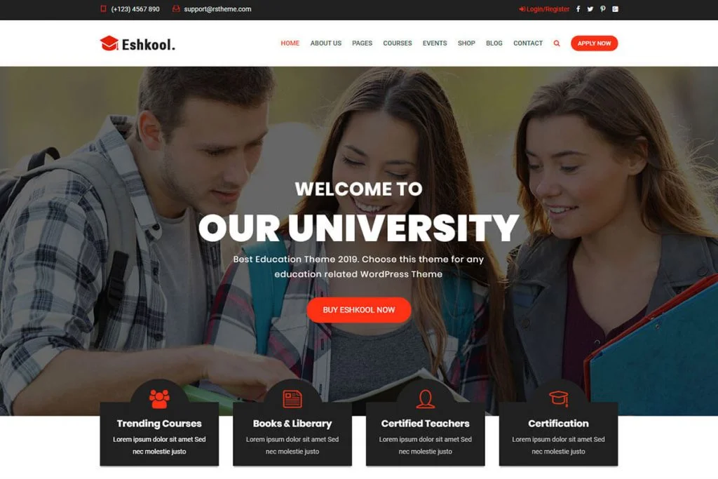 Tema WordPress Pendidikan