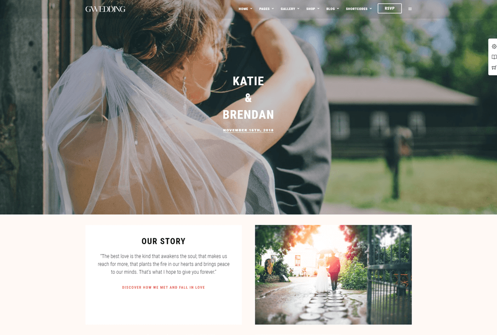 Tema WordPress Pernikahan Agung