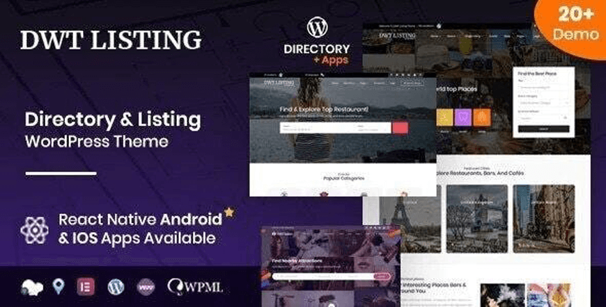 DWT - Tema WordPress direktori restoran