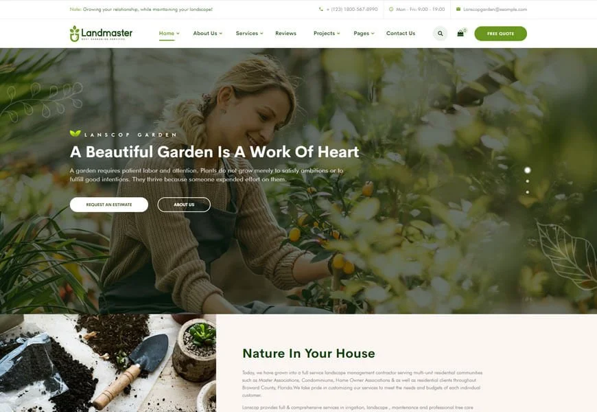 tema WordPress lanskap