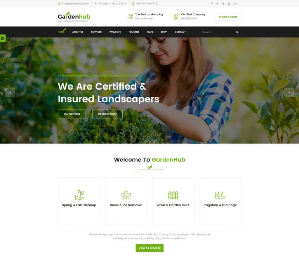 Tema WordPress berkebun terbaik