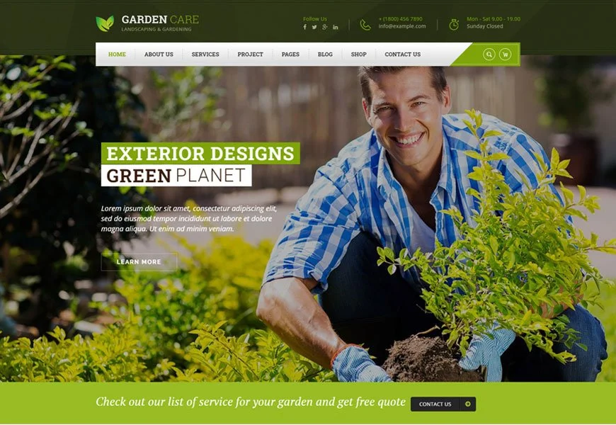tema wordpress berkebun