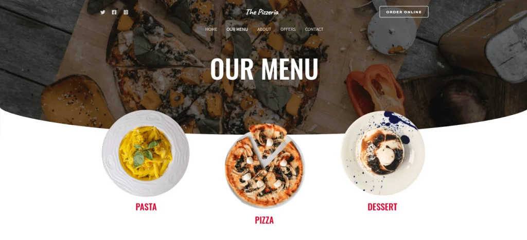 WpAstra - templat situs web pengiriman pizza