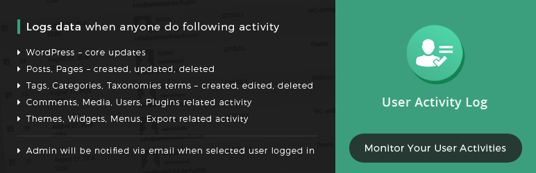 User Activity Log