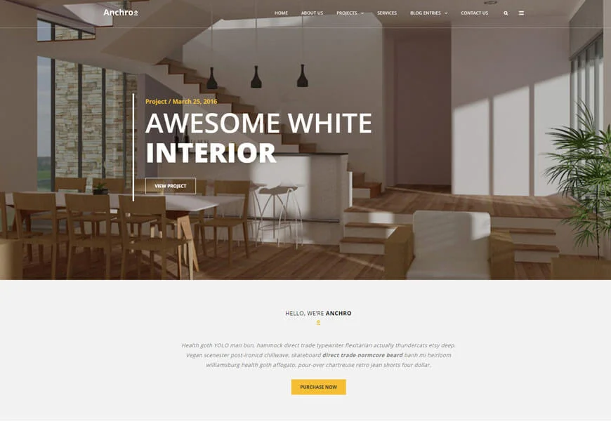 tema WordPress arsitektur terbaik