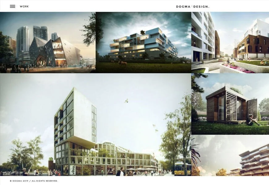 desain arsitektur tema WordPress