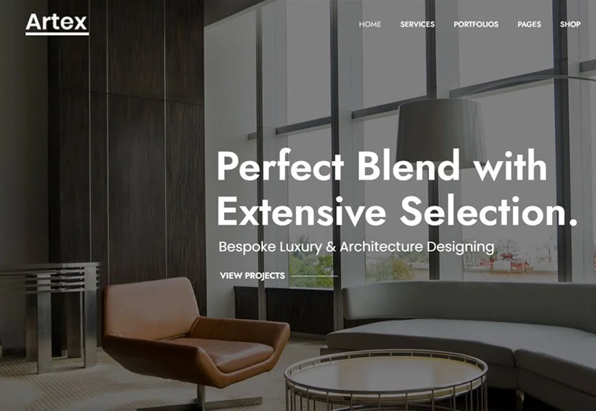 Artex - Tema WordPress Arsitektur Terbaik