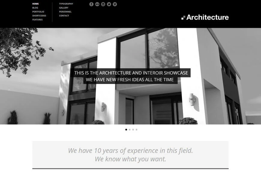 arsitektur WordPress tema