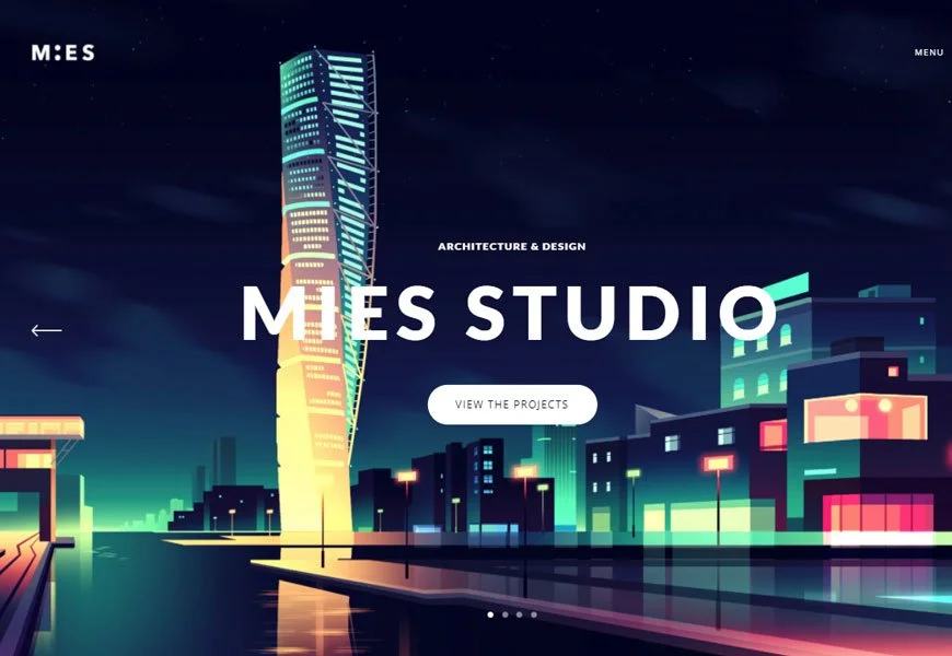 MIES - Tema WordPress Arsitektur