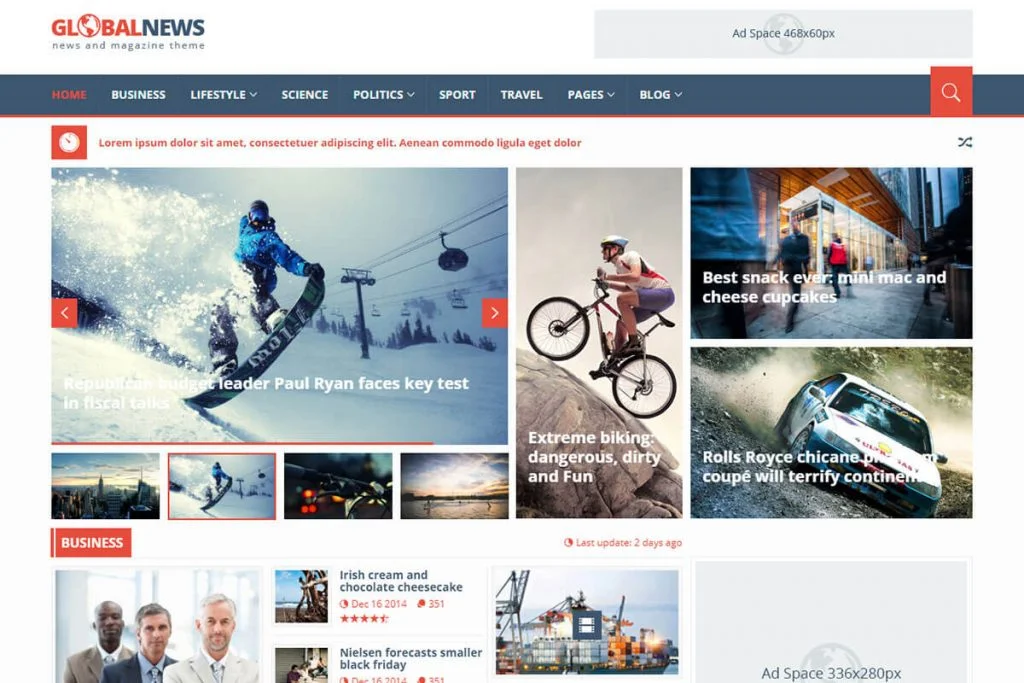 Template HTML Blog Terbaik