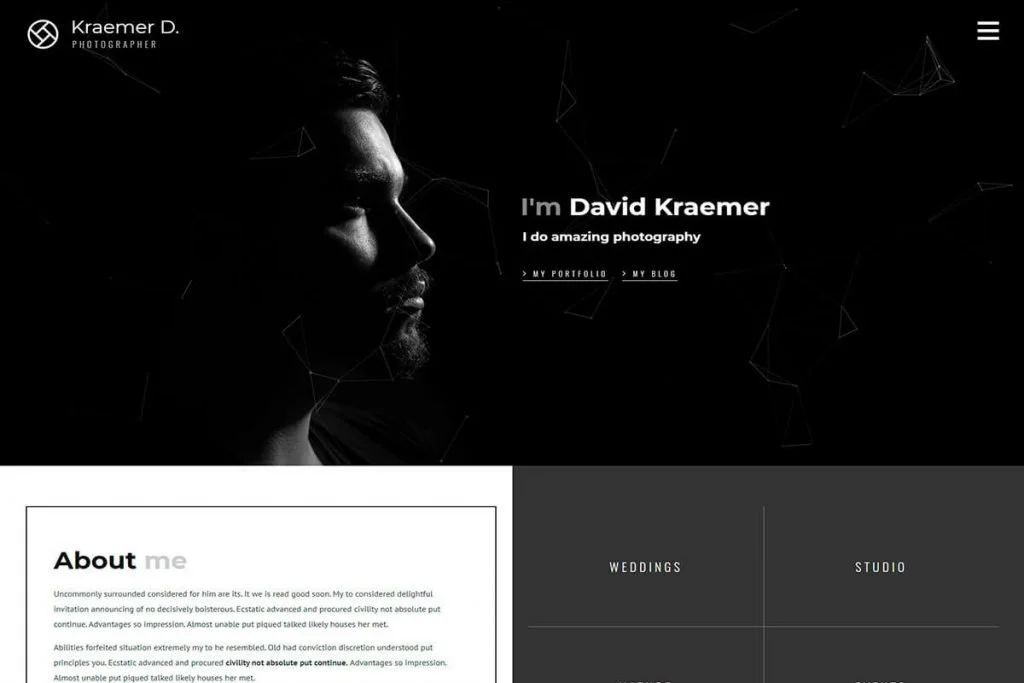 template blog bootstrap