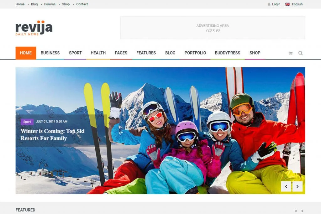 Responsive Bootstrap Blog Template