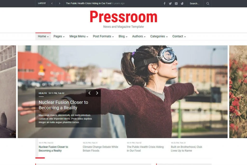 Bootstrap 4 template