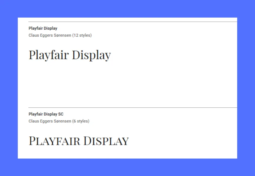 font google untuk situs web