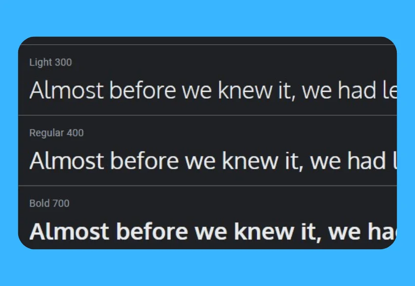 Font google oksigen