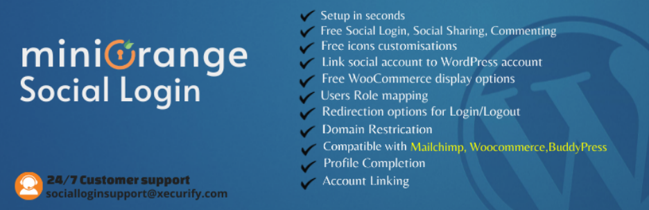 Wordpress Social Login