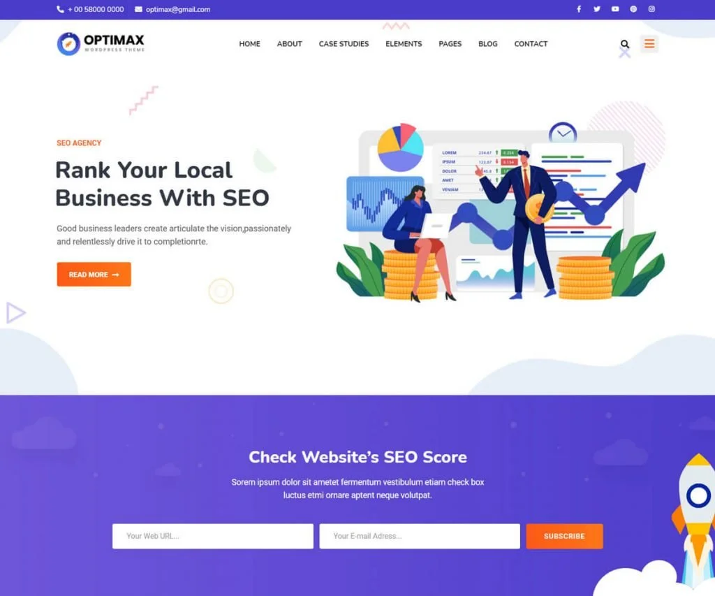 Template situs web SEO