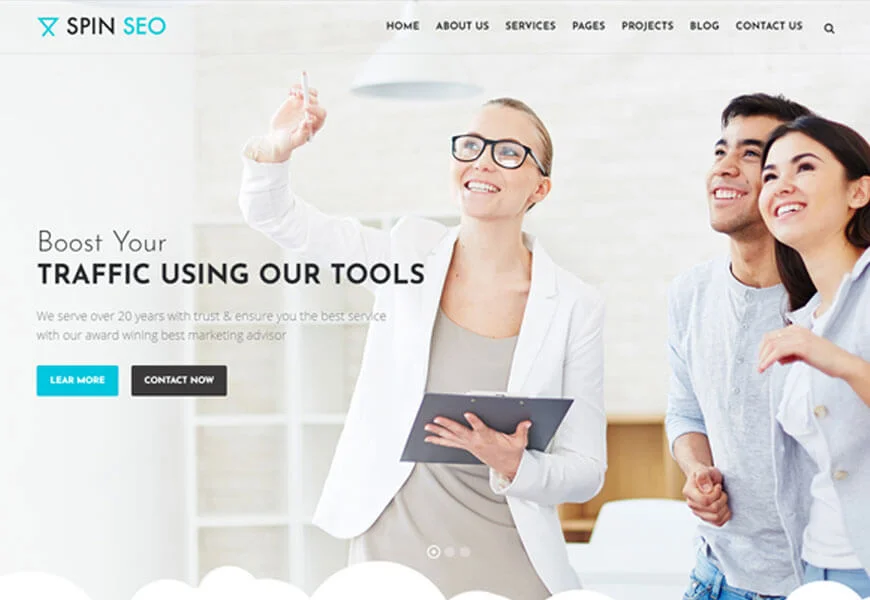 templat situs web yang ramah seo