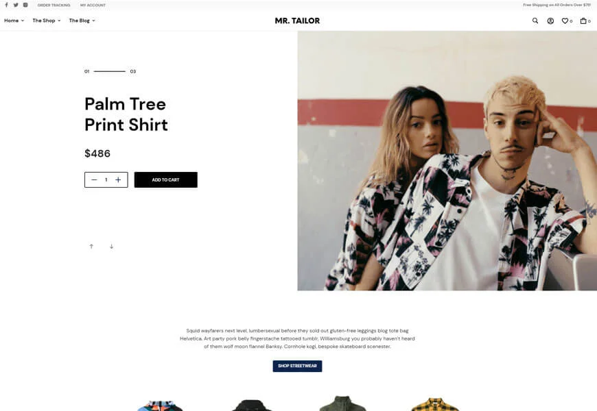 Mr. Tailor 3 es uno de los mejores temas de WooCommerce