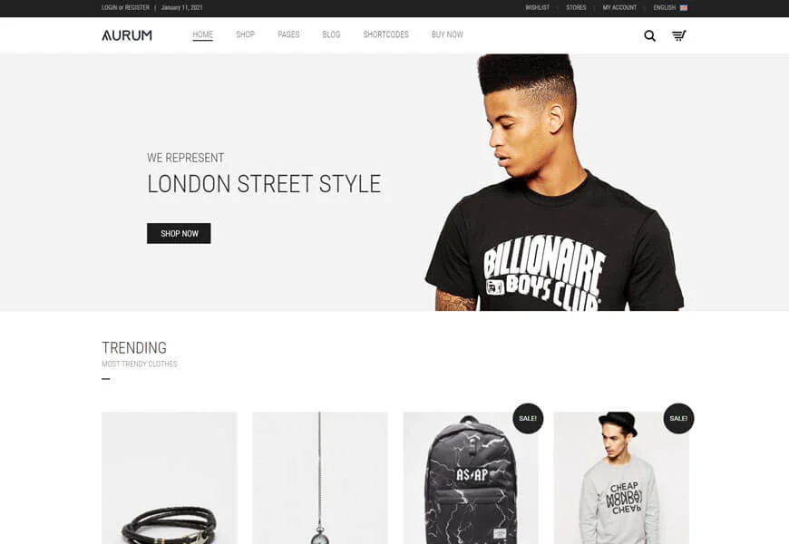 WooCommerce tema de WordPress
