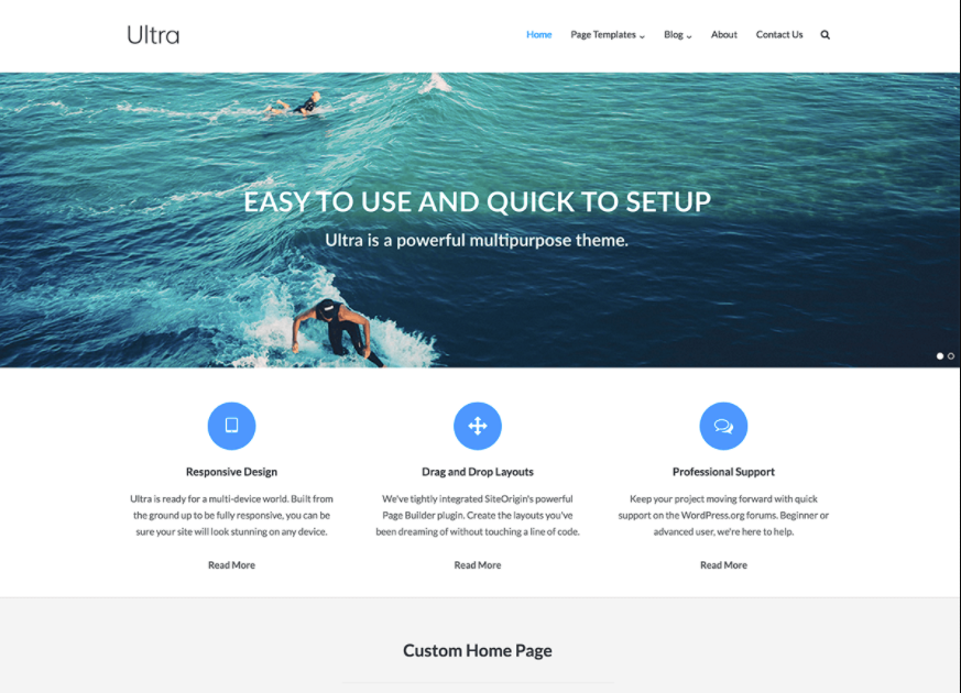Free Wordpress Themes With Demo Content