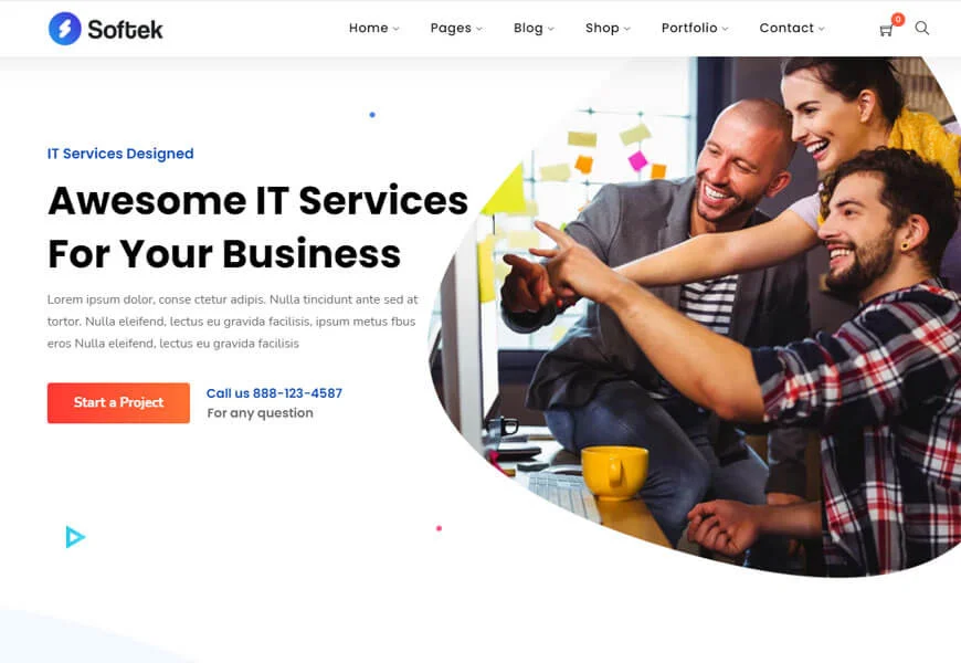 Teme WordPress pentru afaceri IT