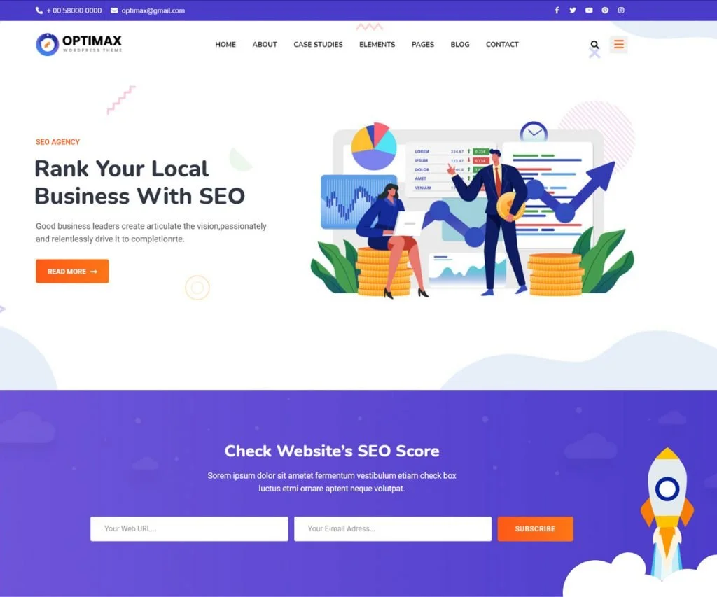 Opimax - Tema WordPress yang dioptimalkan untuk SEO