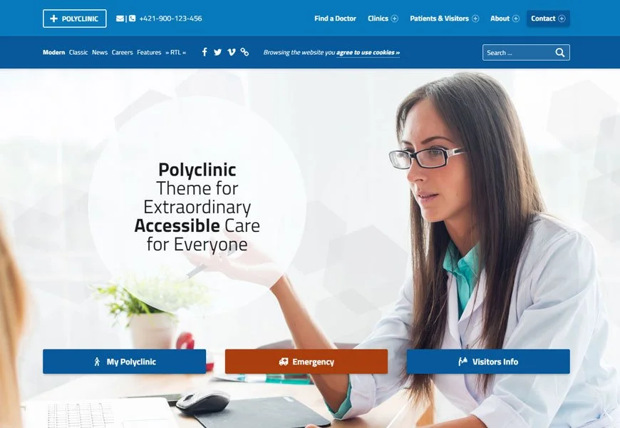 tema de wordpress médico