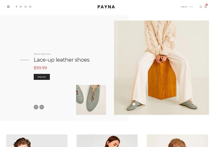 Payna - tema woocommerce minimal