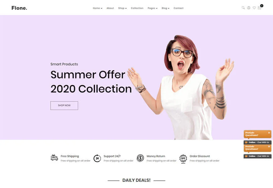 tema woocommerce minimal