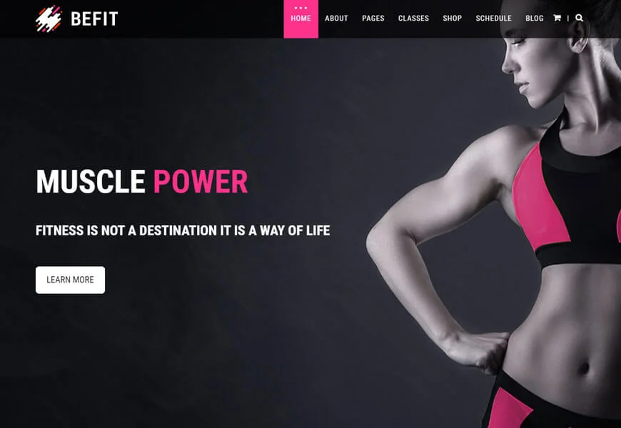 Șabloane html pentru site-ul de fitness pentru sală