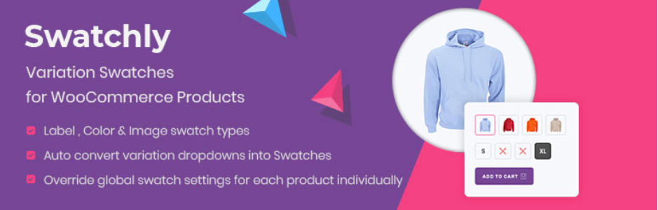 Swatchly – Muestras de variación para WooCommerce