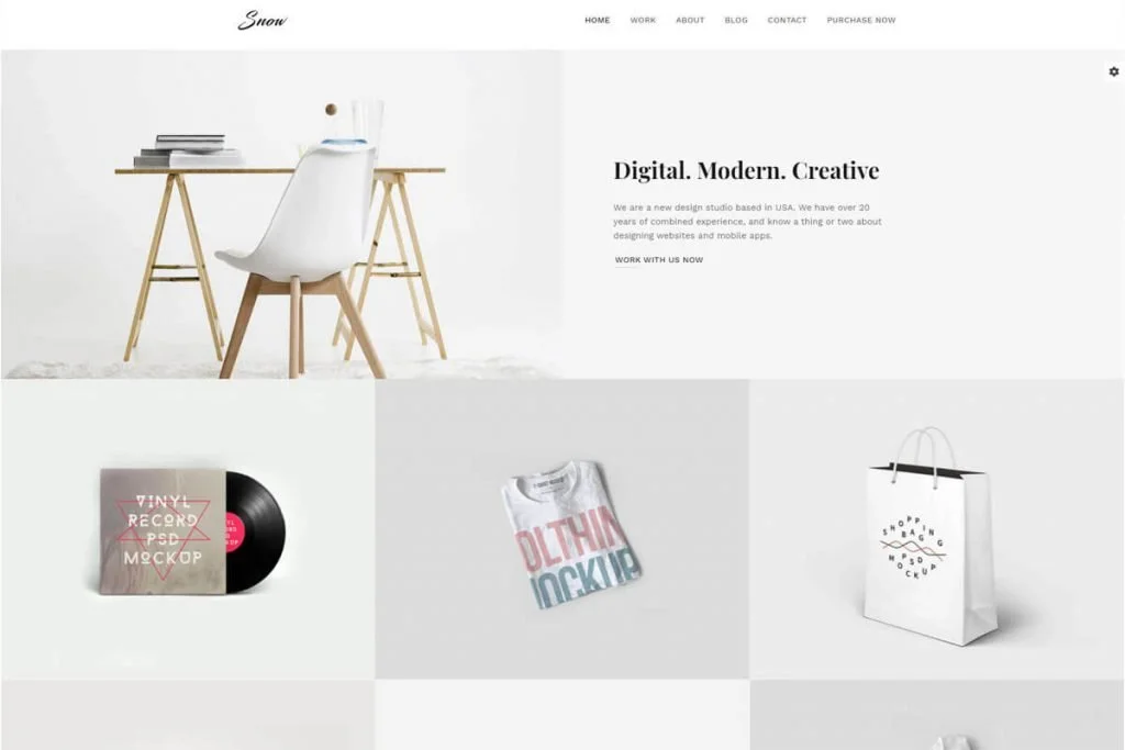 minimal Bootstrap personal website templates