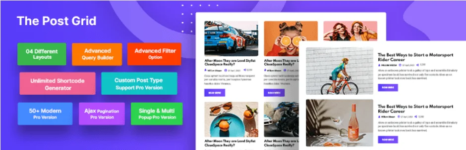 The Post Grid - plugin WordPress grid pos terbaik