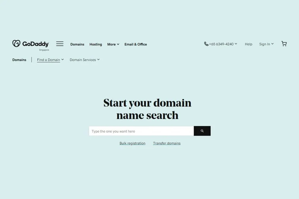 godaddy untuk nama domain