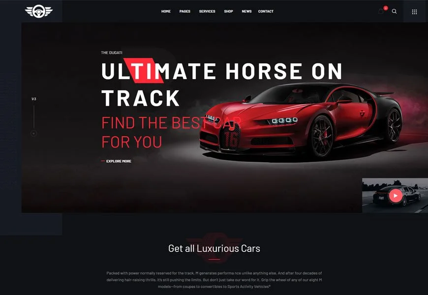 Motodeal - anunțuri clasificate tema WordPress