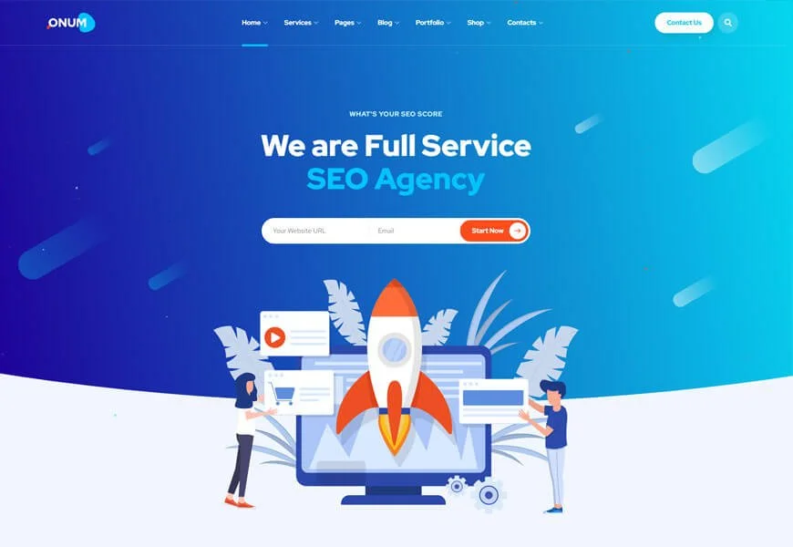 tema de WordPress para agencias digitales