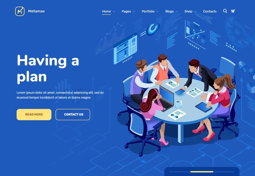 Tema de WordPress para agencia de marketing digital.