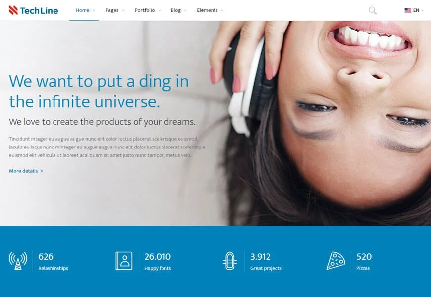 multipurpose  technology website templates