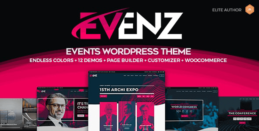 Evenz - tema WordPress konferensi acara