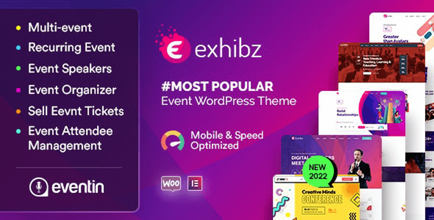 Pameran - tema WordPress acara & konferensi