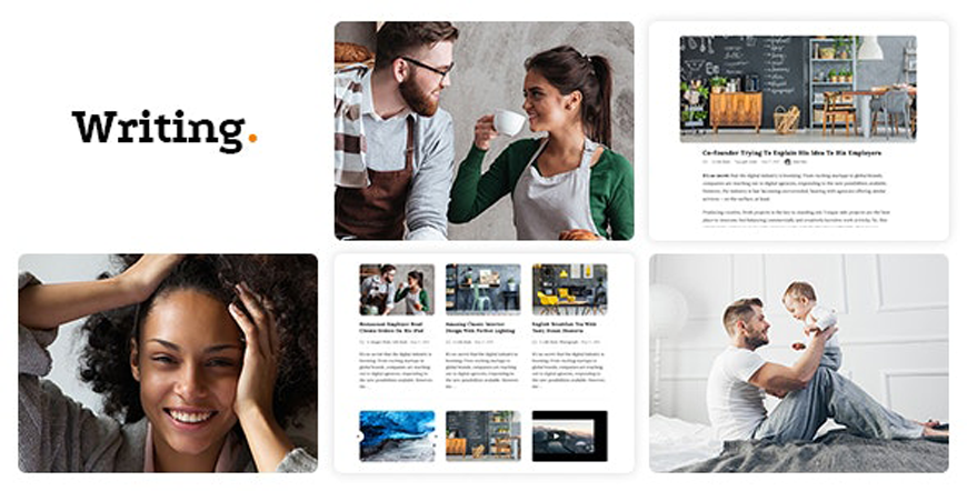 Scriere - blog personal tema WordPress