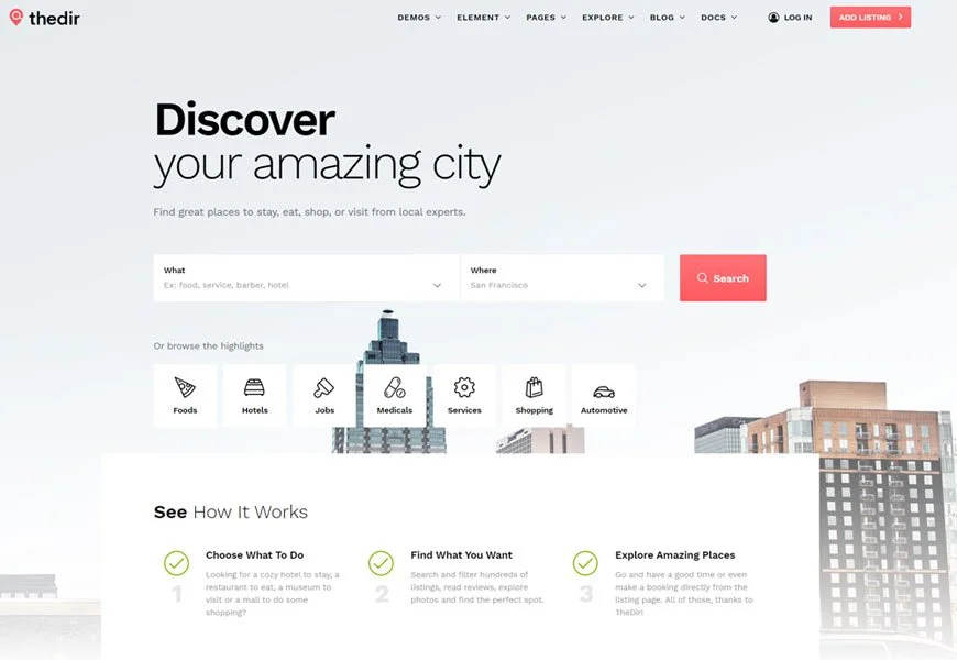 TheDir - directorio de plantillas de sitios web